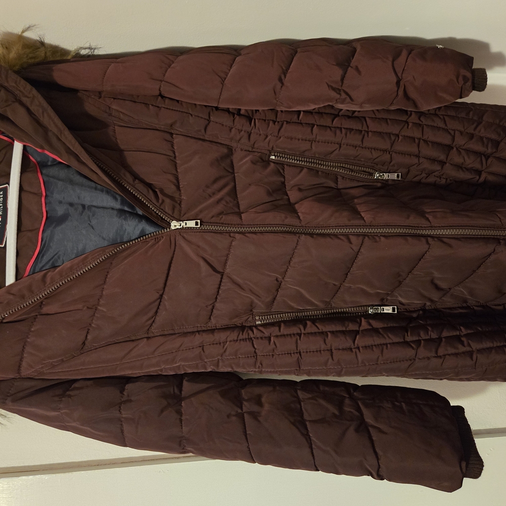 Tommy Hilfiger Brown Quilted Jacket
